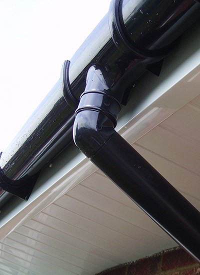 New PVC gutters Sheffield